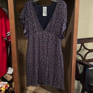 NWOT medium navy summer dress